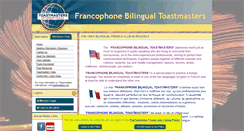 Desktop Screenshot of francophonebilingualtoastmasters.com